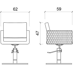 Кресло парикмахерское USHAPE Q - 4