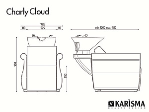 Мойка парикмахерская CHARLY CLOUD JET MASSAGE - 2