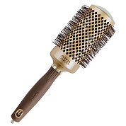 Термобрашинг EXPERT BLOWOUT SHINE Wavy Bristles Gold&Brown 55 мм OLIVIA GARDEN ID2051/OGBNT54 Термобрашинг EXPERT BLOWOUT SHINE Wavy Bristles Gold&Brown 55 мм