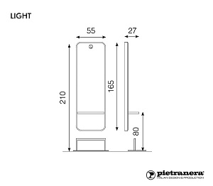 Зеркало парикмахерское LIGHT-MSL - 5