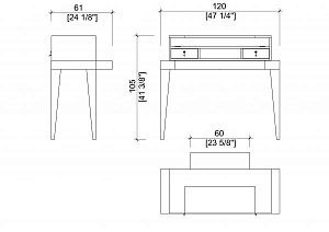 Стойка администратора MADISON DESK 120 - 2