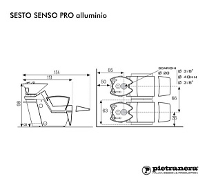 Мойка парикмахерская SESTO SENSO PRO aluminium - 4