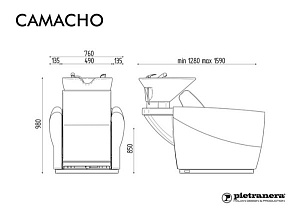 Мойка парикмахерская CAMACHO FIRST - RELAX - 5