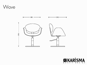 Кресло парикмахерское WAVE - 2