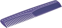 Расчёска комбинированная фиолетовая