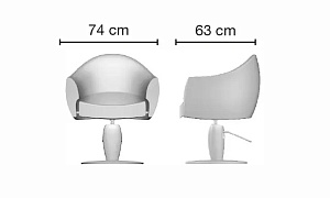Кресло парикмахерское TOSCA - 8