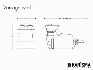 Мойка парикмахерская VANTAGE RELAX - 5