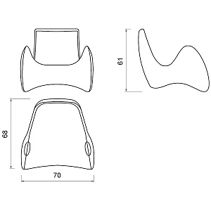 Кресло парикмахерское FLOW CHAIR - 3