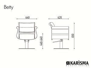 Кресло парикмахерское BETTY - 5