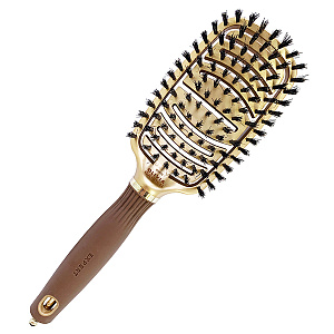 Щетка EXPERT CARE FLEX Boar Bristles Gold&Brown - 1