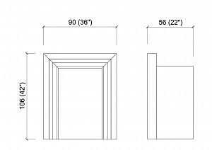 Стойка администратора STATUS DESK 90 - 3