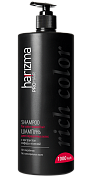 Шампунь harizma prohair для окрашенных волос Rich Color с дозатором 1000 мл  h20102 Шампунь harizma prohair для окрашенных волос Rich Color с дозатором 1000 мл