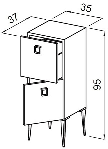 Тумба CABINET SHOP GA - 5