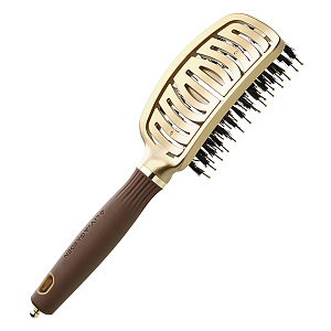 Щетка EXPERT CARE FLEX Boar&Nylon Bristles Gold&Brown - 2