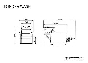 Мойка парикмахерская LONDRA WASH JET MASSAGE - 5