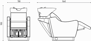 Мойка парикмахерская WEN FIRST - JET MASSAGE - 3