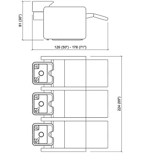 Мойка парикмахерская MORPHOWASH 3P - 5