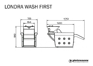 Мойка парикмахерская LONDRA FIRST JET MASSAGE - 3