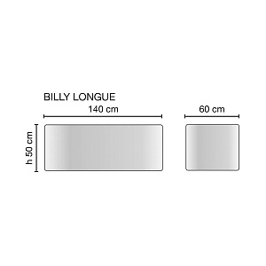 Пуф для ожидания  BILLY LONGUE - 2