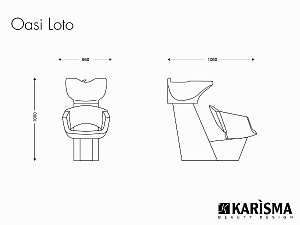 Мойка парикмахерская OASI LOTO - 5