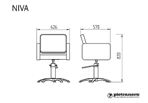 Кресло парикмахерское NIVA - 3