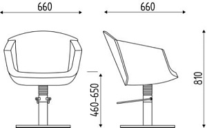 Кресло парикмахерское LOTO WOOD - 3