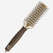 Щетка EXPERT STYLE VENT Nylon Bristles Gold&Brown