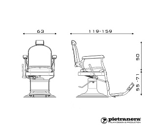 Кресло парикмахерское 5'60 - 5