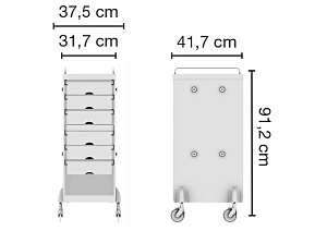 Тележка парикмахерская CART - 4