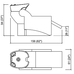 Мойка парикмахерская WASHLOUNGE JUBILEE E - 5