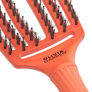 Щетка для укладки Fingerbrush Care Iconic Boar&Nylon ORANGE DREAM - 5