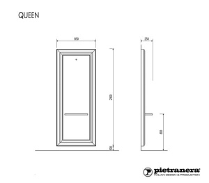 Зеркало парикмахерское QUEEN - 5