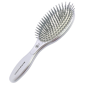 Щётка EXPERT CARE OVAL Nylon Bristles Silver с керамической поверхностью - 1