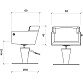 Кресло парикмахерское AIDA - 6