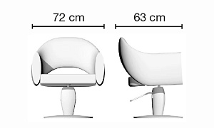 Кресло парикмахерское BIKY - 10