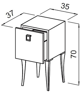 Тумба CABINET SHOP GLEG/GSUS - 4