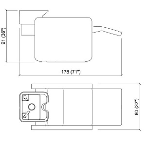 Мойка парикмахерская MORPHOWASH 1P - 8