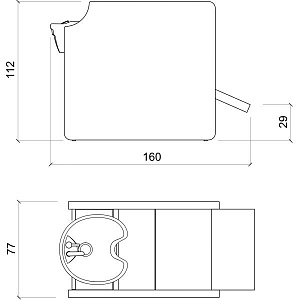 Мойка парикмахерская PRIVACY WASH SHIATSU 1P FAUBOURG - 2