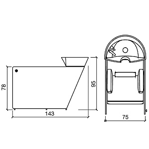 Мойка парикмахерская VA PENSIERO SHIATSU SKAI - 5