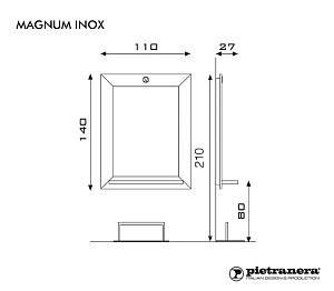 Зеркало парикмахерское MAGNUM INOX - 5