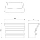 Стойка администратора ALZIRA CURVA 150 CM - 3