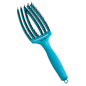 Щетка для укладки Fingerbrush Care Iconic Boar&Nylon BLUE LAGOON - 4