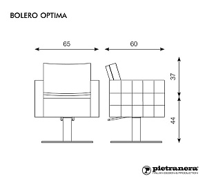 Кресло парикмахерское BOLERO OPTIMA - 4