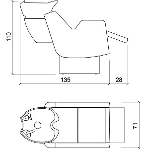 Мойка парикмахерская ULTRAWASH UP SHIATSU - 4