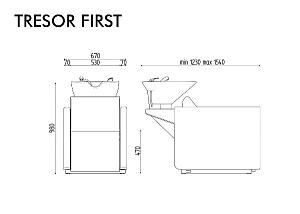 Мойка парикмахерская TRESOR FIRST - JET MASSAGE - 5