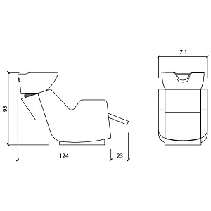 Мойка парикмахерская ULTRAWASH E - 5