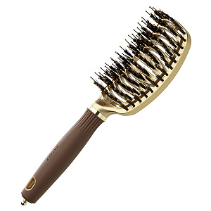 Щетка EXPERT CARE FLEX Boar&Nylon Bristles Gold&Brown - 3