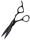 Парикмахерские ножницы FIT PUFFIN 5.5 BLACK Edition - 1