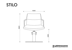 Кресло парикмахерское STILO - 4