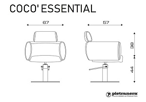 Кресло парикмахерское COCO ESSENTIAL - 6